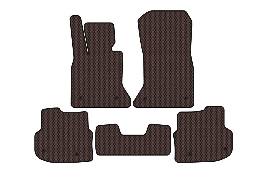 BMW 5 Serie F10/F11 2010–2016 Rubberen automatten Carsuit 2010-2013 (Bruin) Image