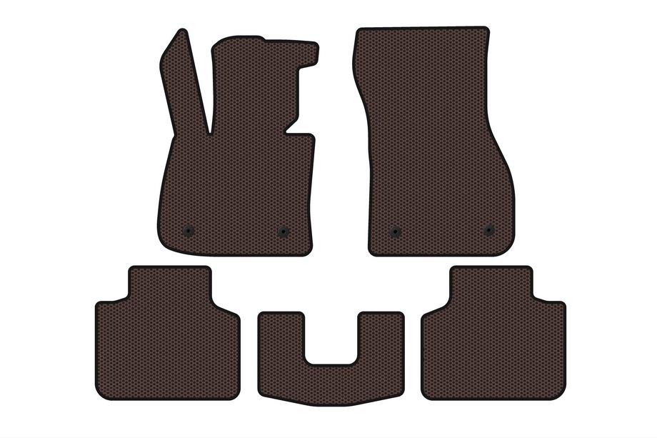 BMW 2 Serie Active Tourer F45/F46 2014–2021 Rubberen automatten Carsuit (voor F45, bruin) Foto 1