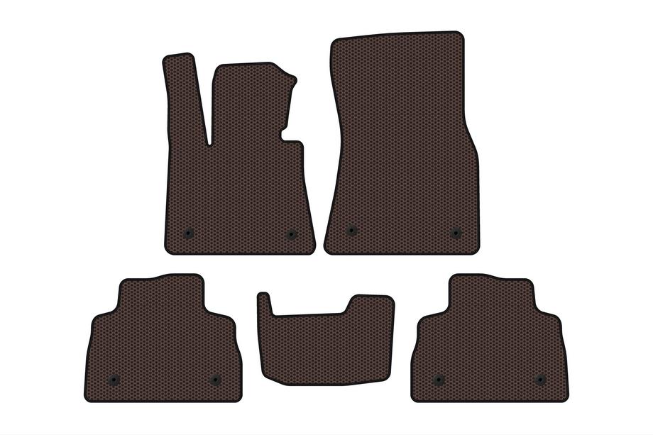 BMW X6 G06 2019–2027 Rubberen automatten Carsuit (Bruin) Image