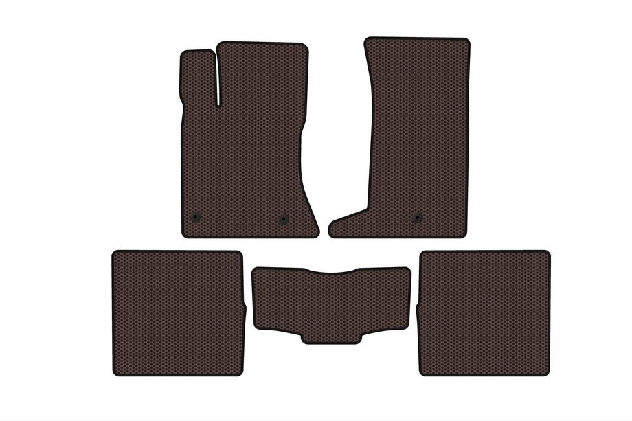 Cadillac SRX 2004–2009 Carsuit rubberen automatten (bruin) Image