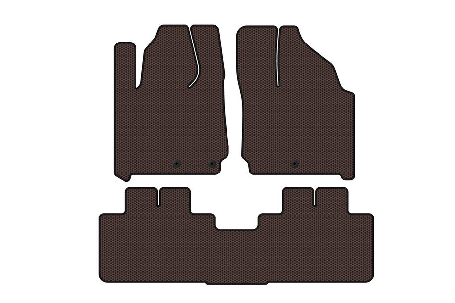 Cadillac SRX 2010–2016 Carsuit rubberen automatten (bruin) Foto 1