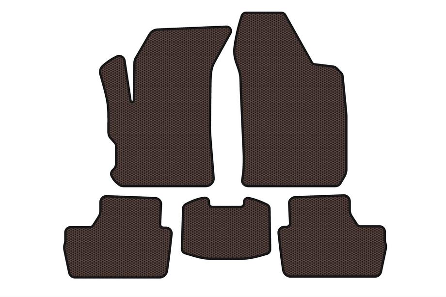 Chery Beat 2009–2015 Rubberen automatten Carsuit (Bruin) Foto 1