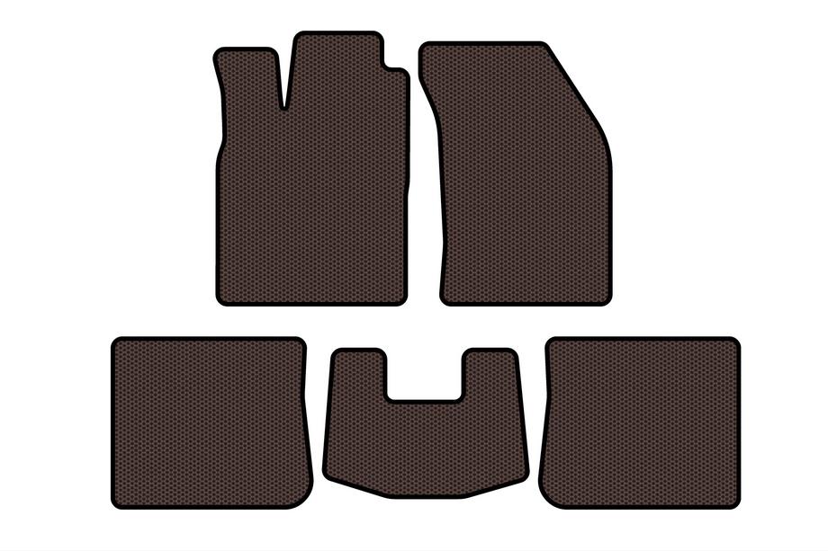 Chery Elara/Alia/Fora/A5 2006– Rubberen automatten Carsuit (SD, bruin) Foto 1