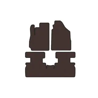 Carsuit rubber automatten voor het interieur (2 rijen, bruin) Jetour X70 2018– foto 1