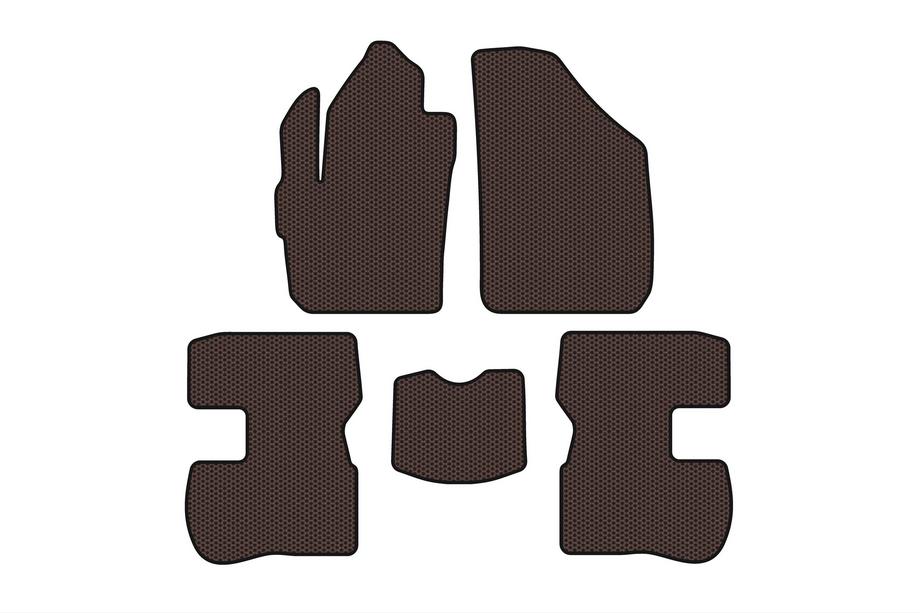 Chery Kimo 2007–2015 Rubberen automatten Carsuit (Bruin) Image