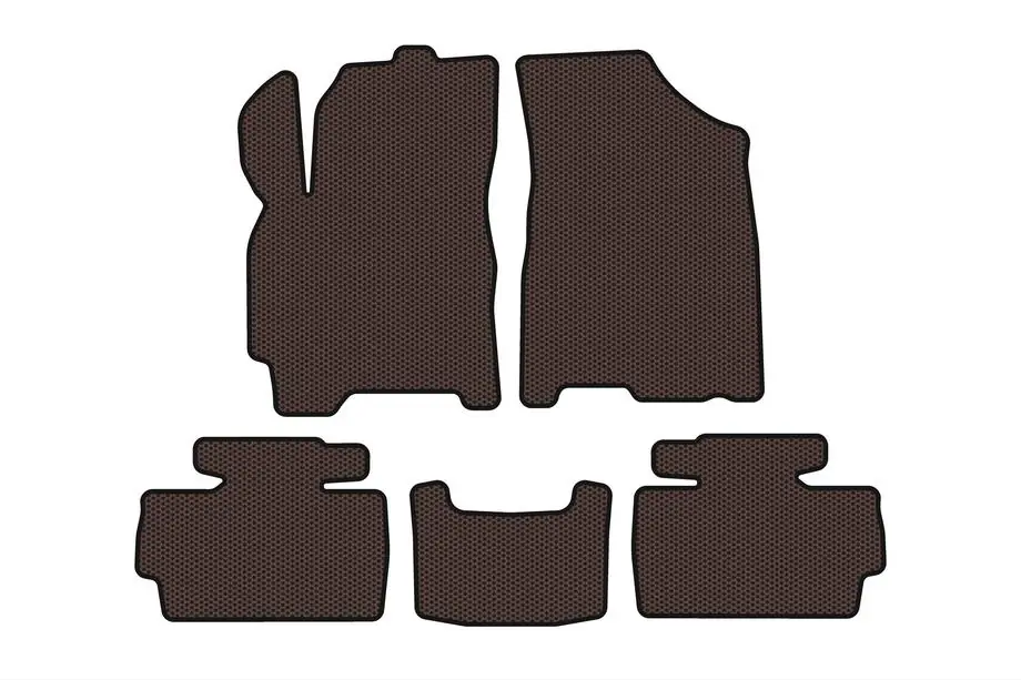 Chery Tiggo 2 2014– Rubberen automatten Carsuit (Bruin) Image