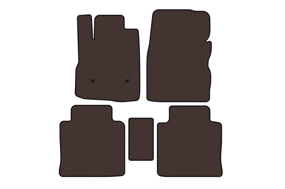 Chevrolet Equinox 2009–2016 Rubberen automatten Carsuit (2009-2015, bruin) Image