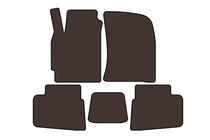 Chevrolet Evanda 2000–2006 Rubberen automatten Carsuit (Bruin) foto 1