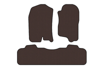 Chevrolet Tahoe 2007–2014 Rubberen automatten Carsuit (2 rijen, 2007-2014, bruin) foto 1