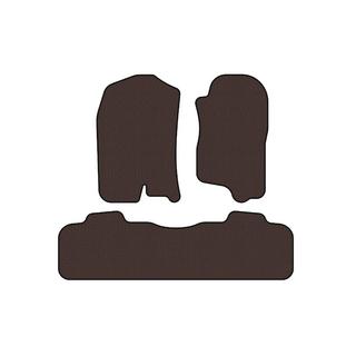 Rubberen automatten Carsuit (2 rijen, 2007-2014, bruin) Chevrolet Tahoe 2007–2014 foto 1