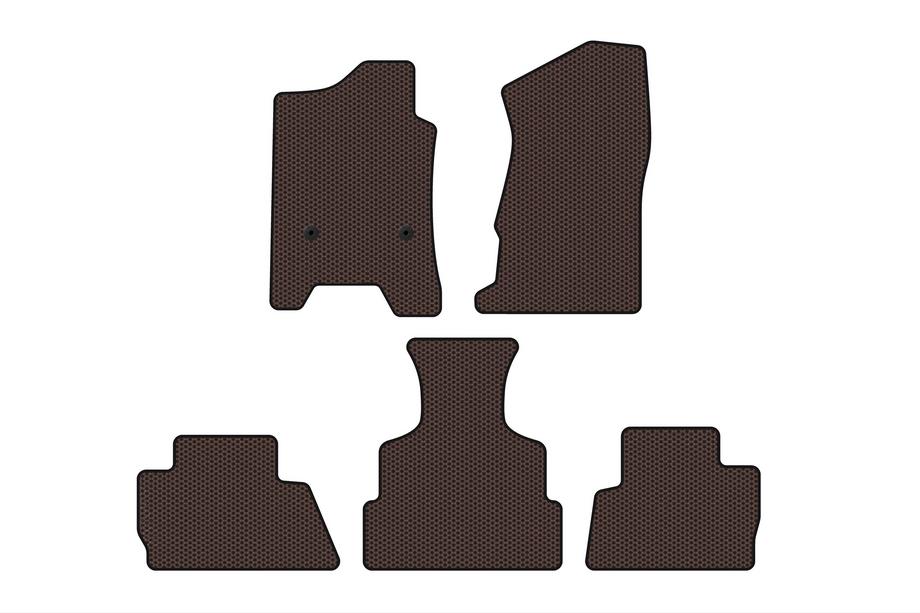 Chevrolet Tahoe 2014–2019 Rubberen automatten Carsuit (2014-2020, bruin) Foto 1