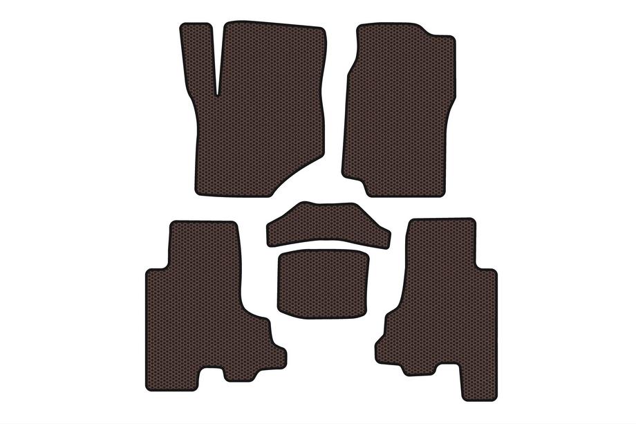 Chevrolet Trailblazer 2002–2012 Rubberen automatten Carsuit (Bruin) Image