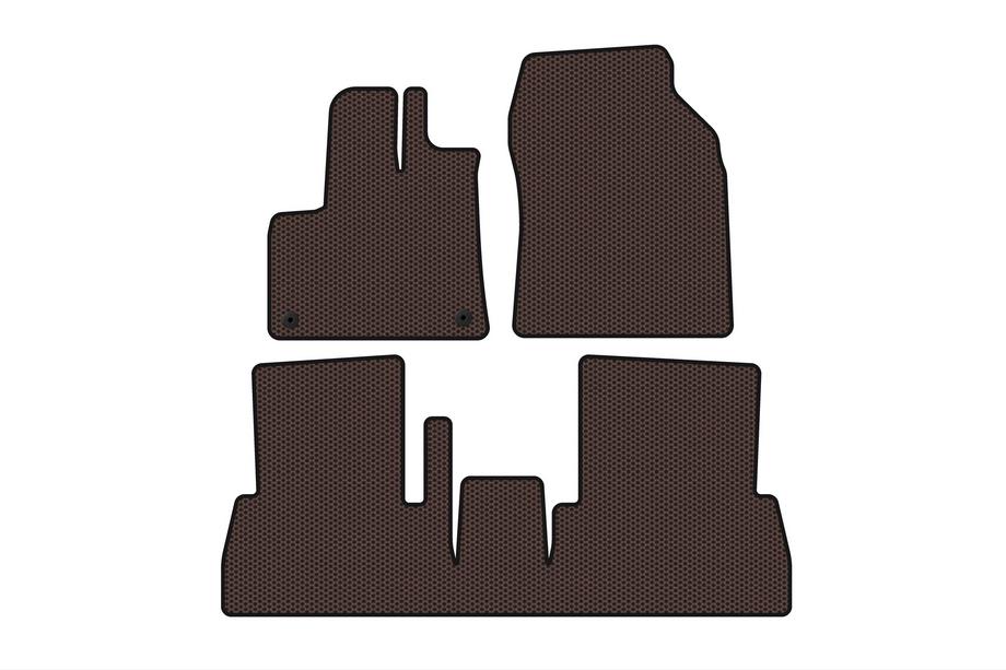 Citroen Berlingo/Multispace 2018– Rubberen automatten Carsuit (handgeschakeld, bruin) Image