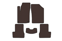 Citroen C-3 2009–2016 Rubberen automatten Carsuit (HB, bruin) foto 1