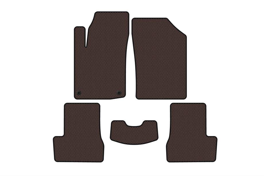 Citroen C-3 2009–2016 Rubberen automatten Carsuit (HB, bruin) Image