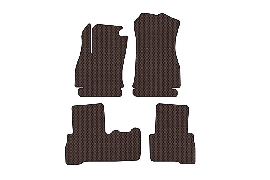 Citroen Nemo 2007–2017 Rubberen automatten Carsuit (Bruin) Foto 1