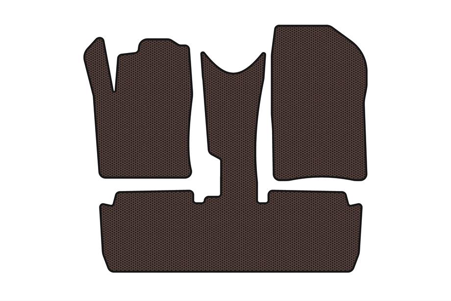 Citroen Xsara Picasso 1999–2012 Carsuit rubberen automatten (vóór facelift, bruin) Foto 1