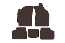 Daewoo Matiz 1998–2008 Rubberen automatten Carsuit (Bruin) foto 1