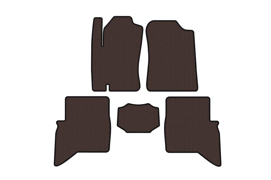Daihatsu Terios 2006–2017 Rubberen automatten Carsuit (Bruin) Image
