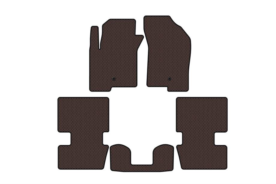 Dodge Caliber 2006–2011 Rubberen automatten Carsuit (HB, bruin) Image