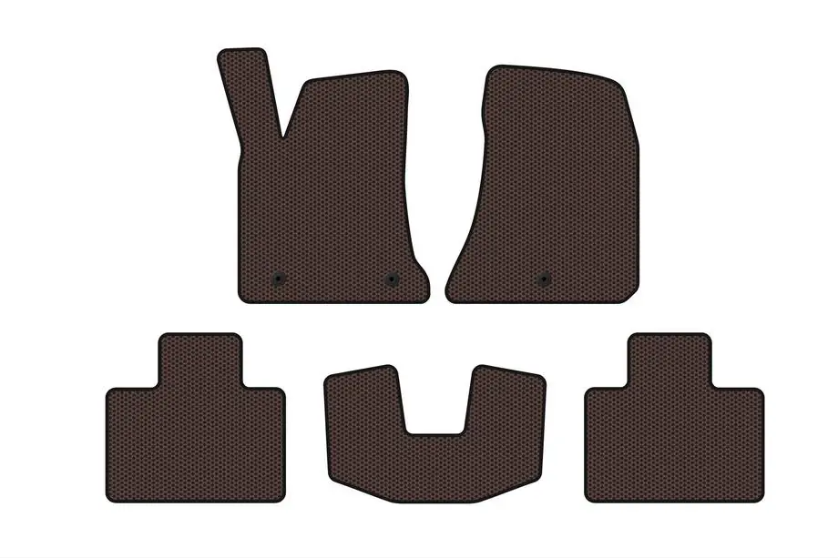 Dodge Charger 2010–2023 Rubberen automatten Carsuit (2015-2023, SD, bruin) Foto 1
