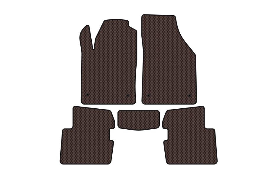 Dodge Dart 2012–2017 Rubberen automatten Carsuit (SD, bruin) Image