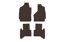 Dodge RAM (DR/DH/D1/DC/DM) 2002–2009 Rubberen automatten Carsuit (2002-2009, bruin) foto 1