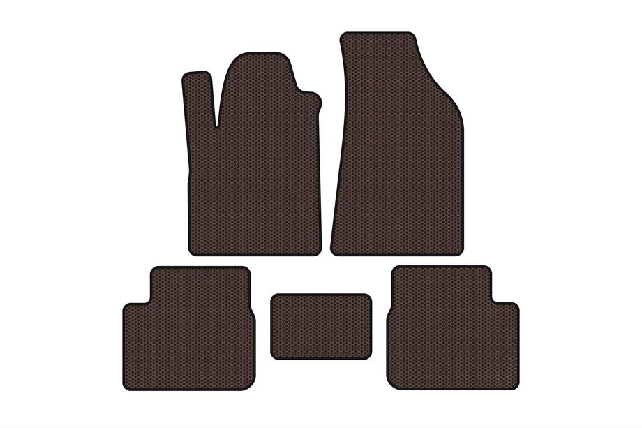 Fiat Bravo 2008–2016 Rubberen automatten Carsuit (Bruin) Image