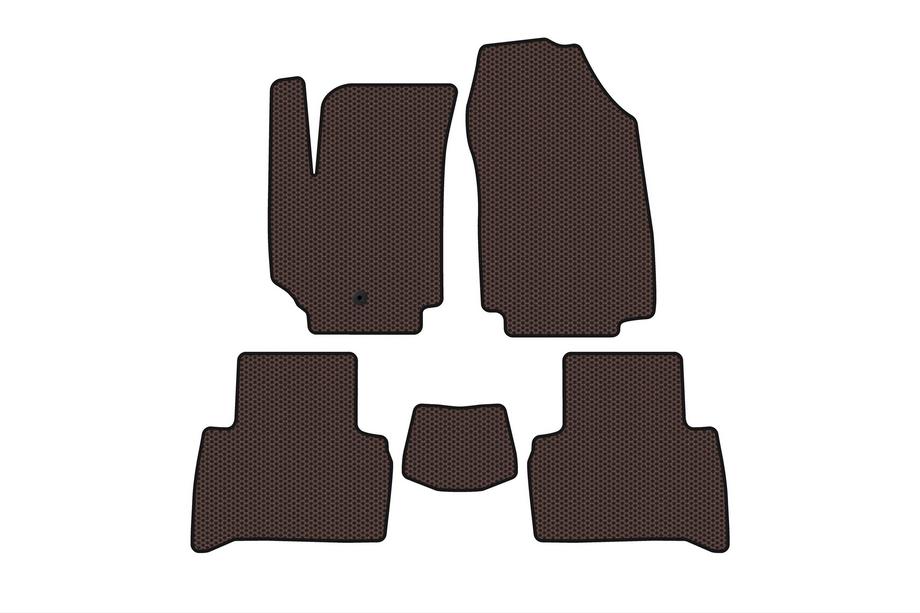Fiat Croma 2005–2010 Rubberen automatten Carsuit (2007-2010, SW, bruin) Foto 1