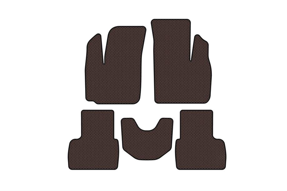 Fiat Doblo I 2001–2005 Rubberen automatten Carsuit (Bruin) Image