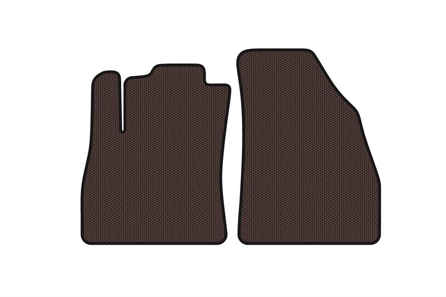 Fiat Fiorino/Qubo 2008–2024 Voorste rubber automatten Carsuit (Bruin) Image