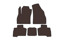 Fiat Fiorino/Qubo 2008–2024 Rubberen automatten Carsuit (voor Qubo, 2016+, bruin) foto 1