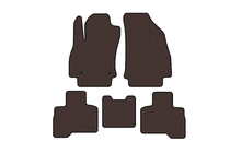 Fiat Fiorino/Qubo 2008–2024 Carsuit rubberen vloermatten (voor Qubo 2008-2016, bruin) foto 1
