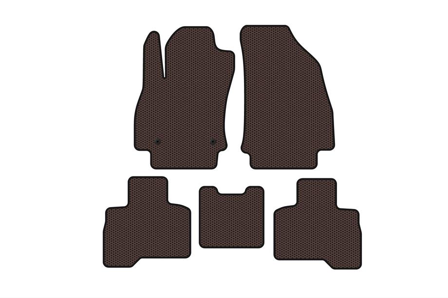 Fiat Fiorino/Qubo 2008–2024 Carsuit rubberen vloermatten (voor Qubo 2008-2016, bruin) Image