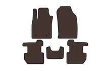 Ford EcoSport 2013–2022 Rubberen automatten Carsuit (2018-2022, bruin) foto 1