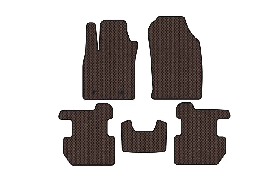 Ford EcoSport 2013–2022 Rubberen automatten Carsuit (2018-2022, bruin) Image