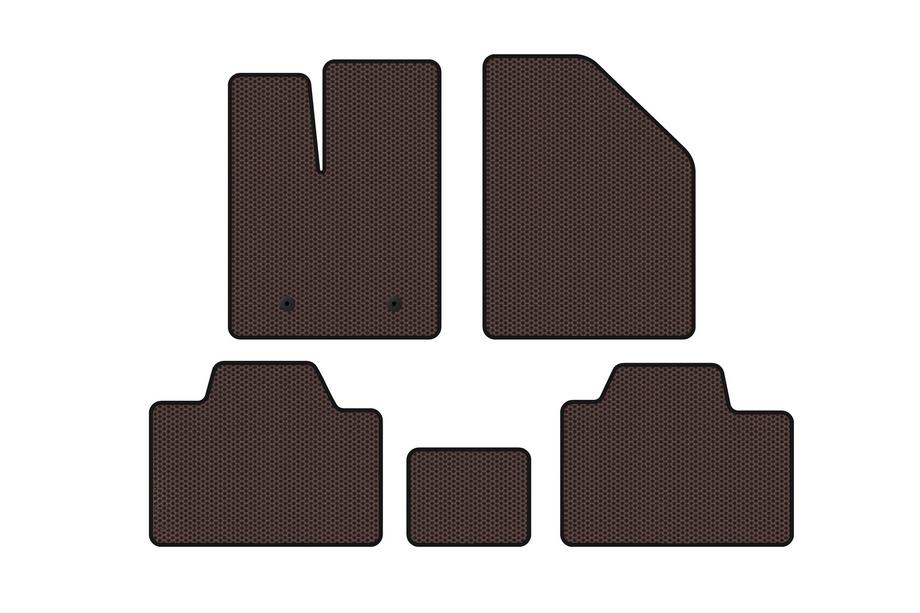 Ford Edge 2006–2014 Rubberen automatten Carsuit (Bruin) Foto 1