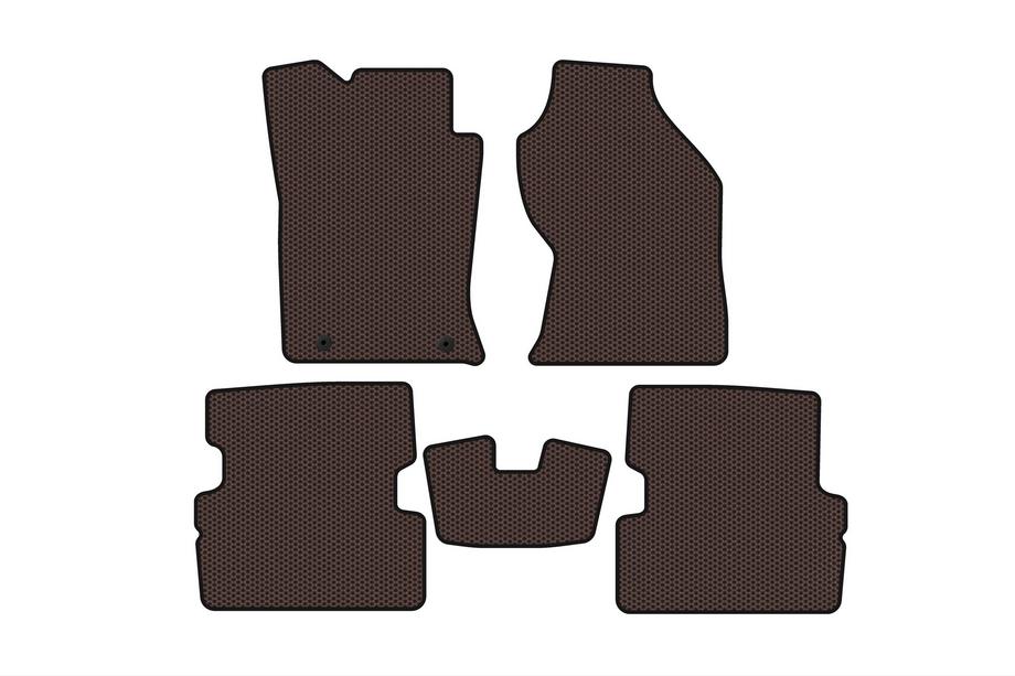 Ford Focus I 1998–2005 Rubberen mattenset Carsuit (2001-2005, SW, bruin) Foto 1