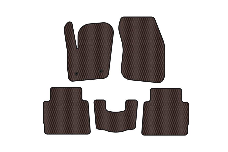 Ford Fusion 2012–2020 Rubberen automatten Carsuit (SD, bruin) Image