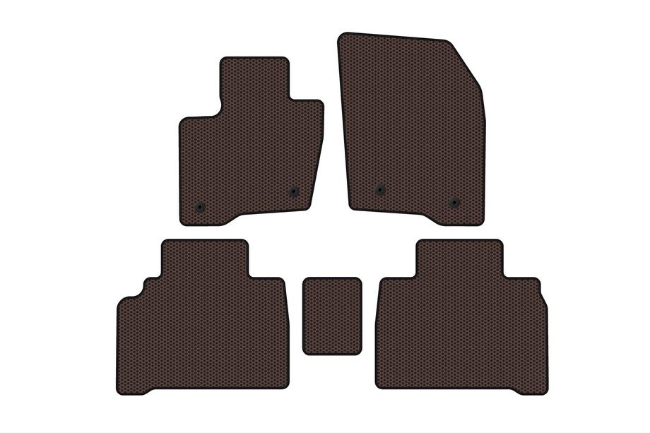 Ford Galaxy 2015– Rubberen automatten Carsuit (HB, bruin) Image