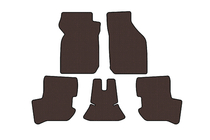 Ford Ka 1996–2008 Rubberen automatten Carsuit (HB, bruin) foto 1