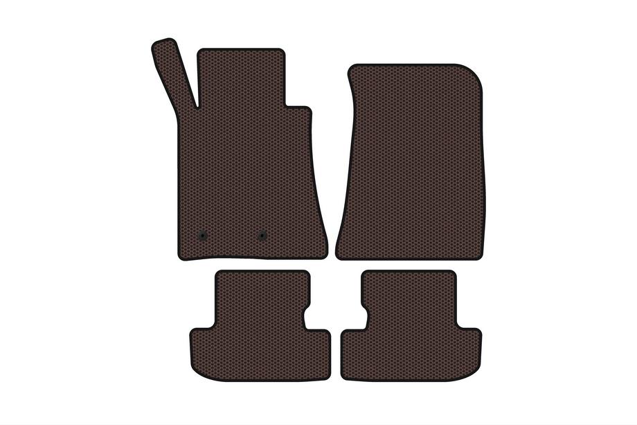 Ford Mustang 2015–2023 Carsuit rubberen automatten (Coupé, bruin) Image