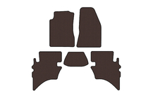 Ford Ranger 2002–2006 Rubberen automatten Carsuit (Bruin) foto 1
