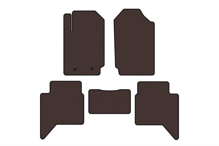 Ford Ranger 2011–2022 Rubberen automatten Carsuit (Bruin) Image