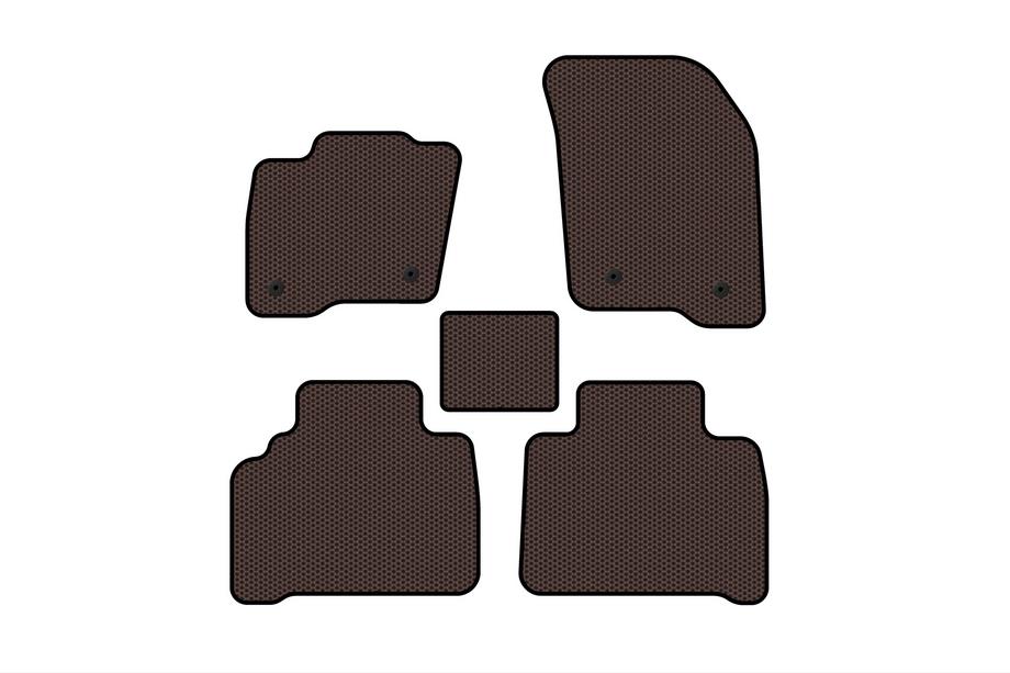 Ford S-Max 2015– Rubberen automatten Carsuit (Bruin) Foto 1