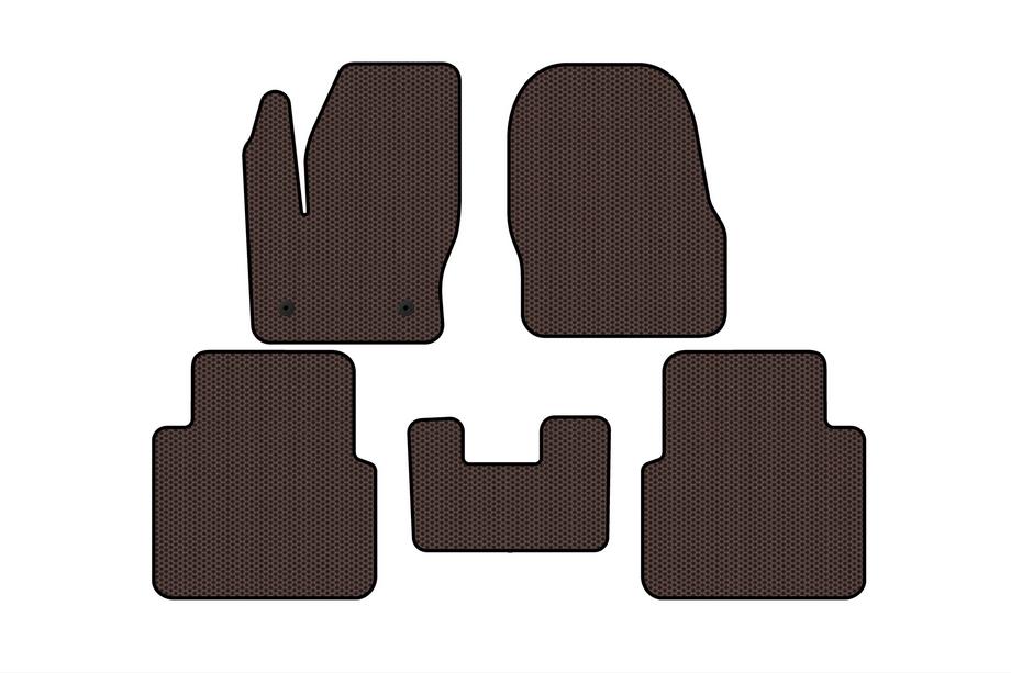 Ford Connect 2014–2021 Rubberen automatten Carsuit (Bruin) Image