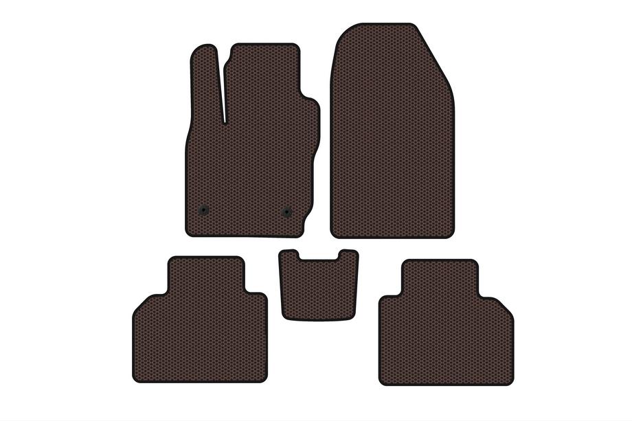 Ford Courier 2014–2023 Rubberen automatten Carsuit (Bruin) Foto 1