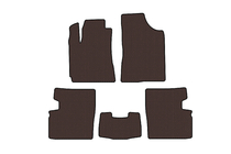 Geely Emgrand EC7 2009– Rubberen automatten Carsuit (2009-2014, HB, 5-deurs, bruin) foto 1