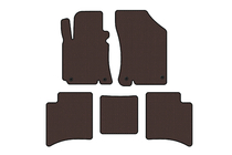 Geely MK Cross 2010–2016 Rubberen automatten Carsuit (Bruin) foto 1
