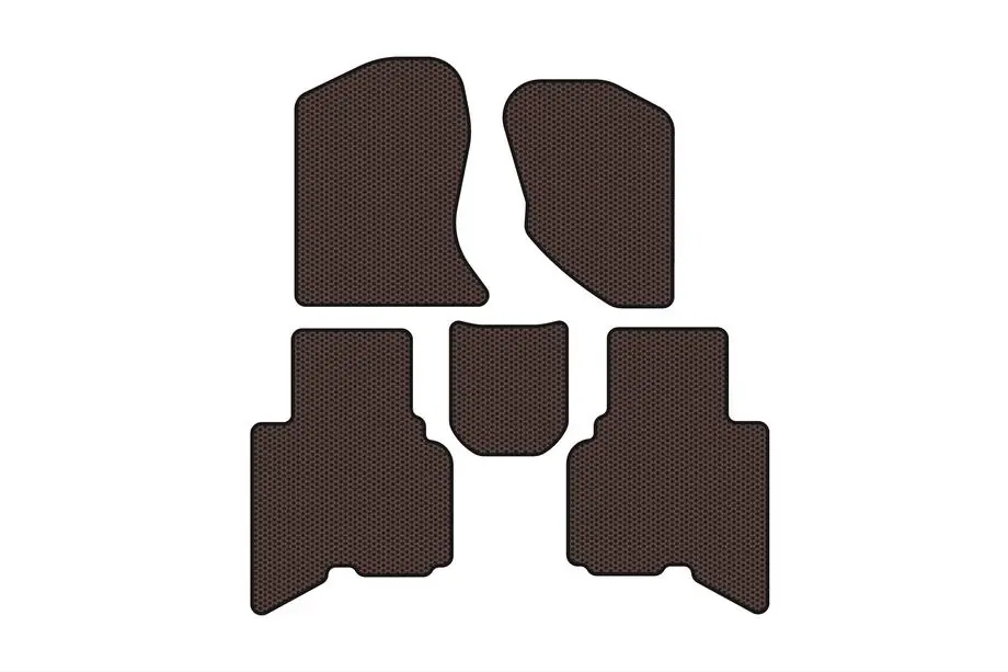 GreatWall Haval/Hover H3 2005–2013 Rubberen automatten voor het interieur Carsuit (2010-2014, bruin) Image